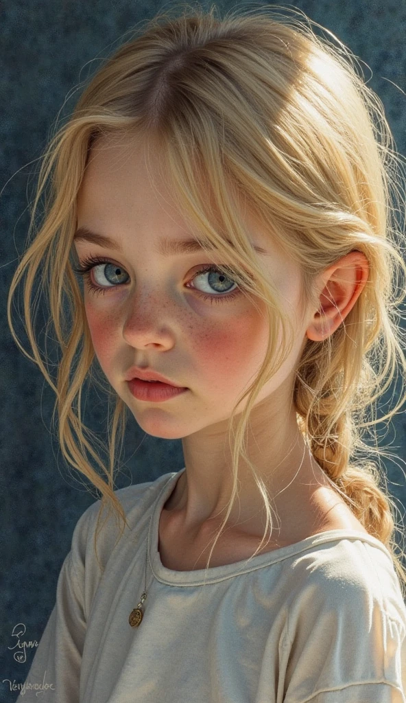 Girl blond