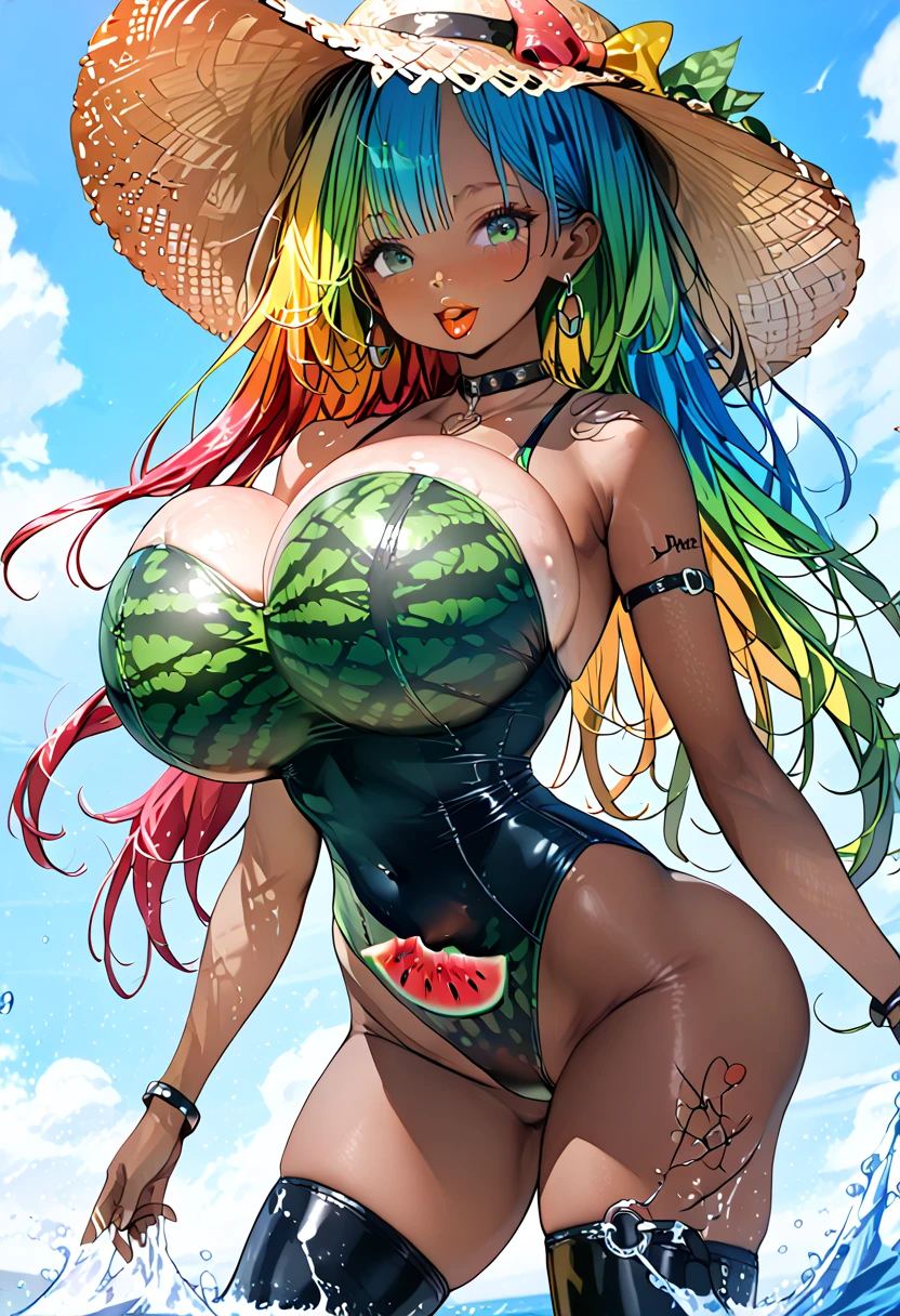Strawberry Alien Born from Strawberries, giga_busty