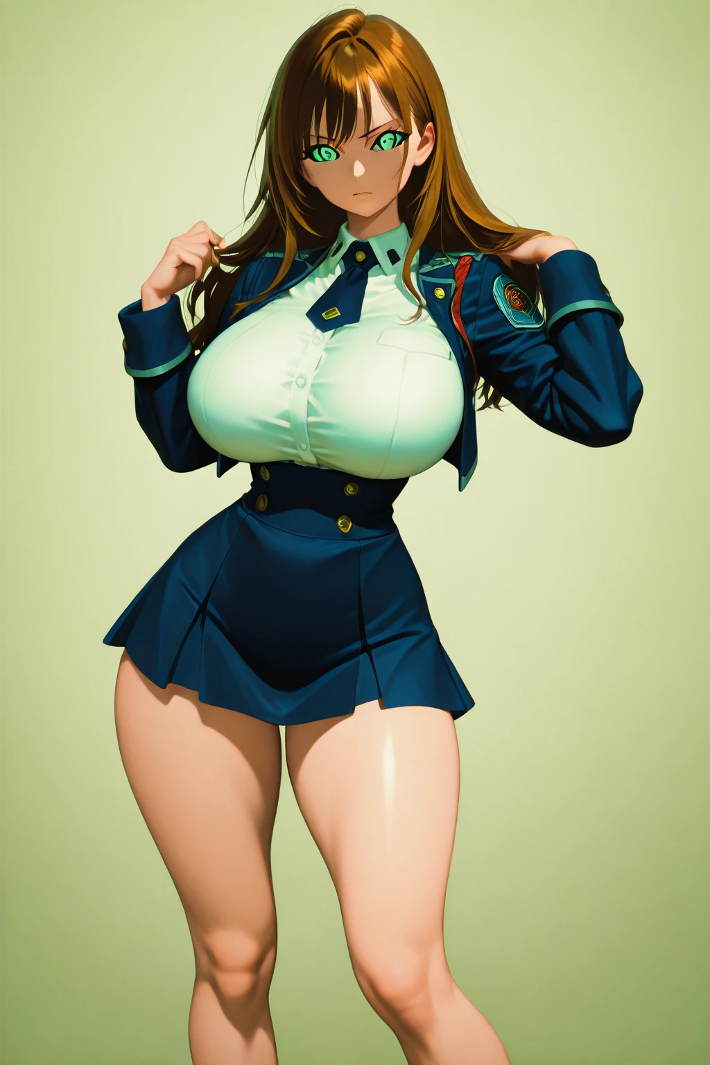 master piece,Best Quality,highest quality,Ultra-detailed,ultra high resolution,extremely detailed CG unity 8k wallpaper,Illustration,Detailed skin,Shiny skin,Realistic,Beautiful detailed eyes,luscious eyes,striking eyes,Perfect Anatomy, gleaming skin,oily skin,

 (((bdsm,restrained,bondage,bound wrists,hemp red rope))),skindantation,

1 girl, (((arms up))), (((wrists are crossed))), she is reluctant, standing, big breasts,

Light green shirt, dark green tight skirt, red tie,stockings, high heels, earrings,, bright red glossy lipstick, sexy panties of various colors, light makeup,nsfw,

Her skirt is rolled up and you can see her sexy panties.

Trash is scattered in the room of an abandoned house, the lights are dim in the middle of the night, used condoms and removed panties and bras are on the floor, and semen is dripping.

(((1woman is on smartphone screen, 1girl apppears 
 on screen,camera app frame))),(((view finder)),(recording),(1woman are being photographed),

