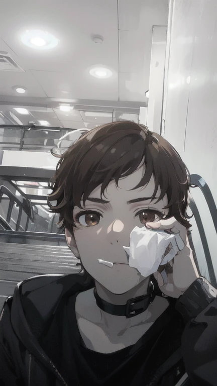 ((Best quality)), ((masterpiece)), (detailed), The guy took the juicy bolt of his gay friend in his mouth