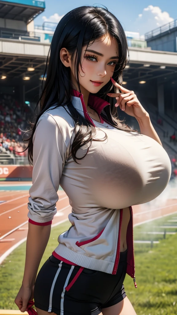 Ultra HD、Ultra high definition、Noise Reduction、perfection、Image quality adjustment、balance、((Soccer field、field、girl、referee))、soccer ball、referee、Crop top、Nipple Puffs、Hard erect large nipples、High leg panties、Camel Toe、Giant tit、Nipple Puffs、Cleavage、Plump、Super big breasts、Super big butt、Bubble butt、((horn, blowing the horn))、Exciting、smile