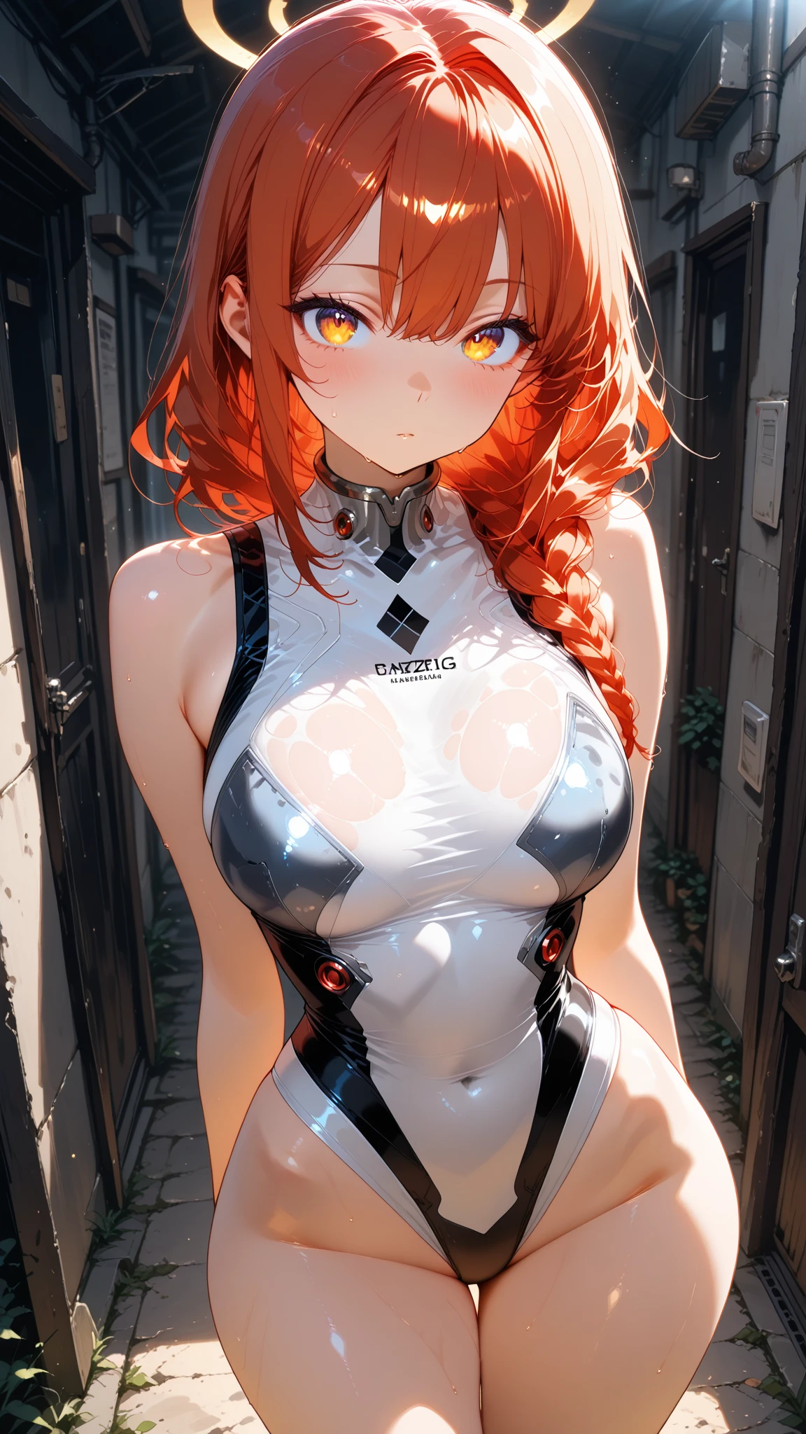 masterpiece, best quality, extreme detailed,1 girl ,gigagts, litle city, on bed:0.5, lying, grin,smile, blush,large breasts,little city,little buildings, little skyscrapers, destruction, sitting on little city, view from behind,sky,day, hands,cat ears, cat tail,looming,pov,orange color short hair,white leotard, white tights,masterpiece, best quality, absurdres, ultra detailed,mountain ,horizon,skyline