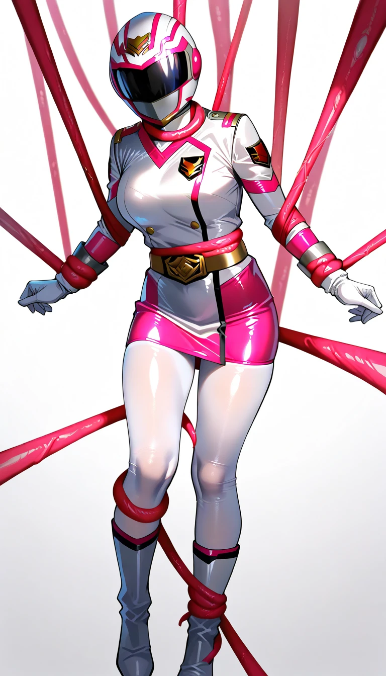 ((monster arms touch her breasts:1.3)), tentacle, long wrist, suspiciously glowing hands, lightning hands