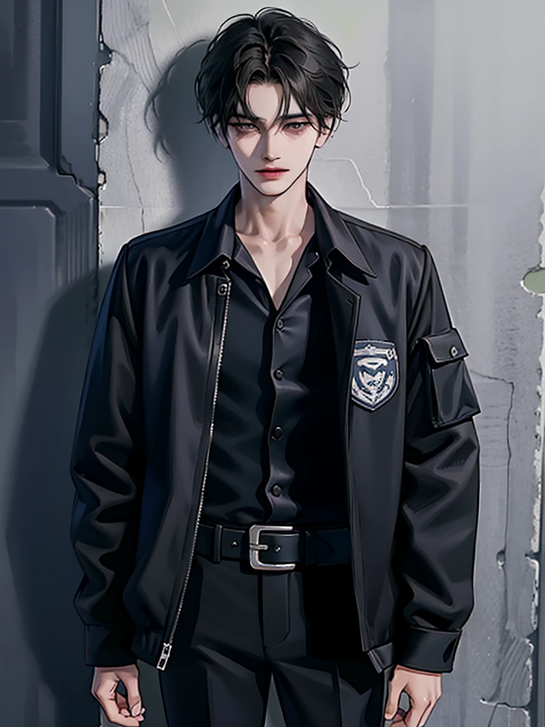 Man practitioners wear a striking black and white uniform. The primary color is black, symbolizing inner strength and discipline, while white accents represent the powerful energy and passion harnessed through the Buildforce technique

