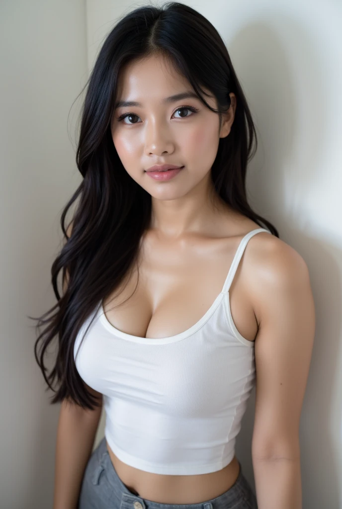1girl posing for a photo, (top_view_perspective:1.3), (wearing torn_shirt:1.3), real skin pores, moles on skin, (YES SFW),
good hand, 4k, high-res, masterpiece, best quality, head:1.3, ((Hasselblad photography)), finely detailed skin, sharp focus, (cinematic lighting), collarbone, night, soft lighting, dynamic angle, [:(detailed face:1.2):0.2], (((5 stars hotel))), indoor snowy mountain cabin 