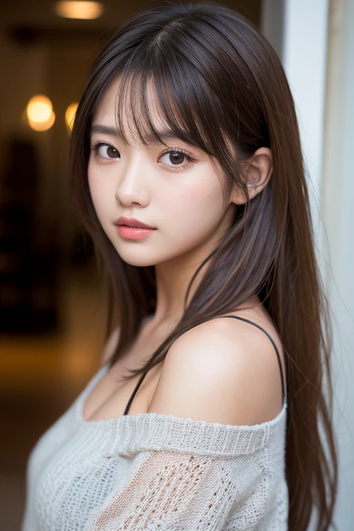 Naked girl standing in ruins、(High resolution:1.3), (16k, Photorealistic, Raw photo, Best image quality: 1.4), Japanese, (One Girl), Beautiful Face, (A vivid face), (Black-haired、Long Hair:1.3、bangs:1.2), (Black Eyes 1.3), Beautiful Hairstyles, Realistic eyes, Beautifully detailed eyes, (Realistic Skin), Beautiful skins, attractive, 超A high resolution, Surreal, High detail, Golden Ratio, Highly detailed cute girl,(20-year-old)