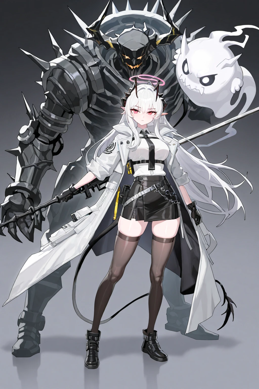 ((best quality)), ((masterpiece)), (detailed), very skinny, prominent collarbones, skinny arms, flat stomach, visible hip bones, red and white clothing, Bloodborne inspired, occult aesthetic, occult, detailed and intricate steampunk and detailed gothic, NSFW, Very dramatic and cinematic lighting, cosmic horror, grim-dark, side-lighting, perfect face, NSFW, Fluttering lace flared long knee length dress with frilly petticoats, knee length dress, pleated petticoats, lolita dress, petticoats gothic lolita, complex lace boots, side-lighting, gothic lolita aesthetic, wielding a mighty sword with mechanical components, carbine, NSFW, beautiful small breasts, small breasts, full body, whole body, body, NSFW, full body, whole body, head-to-toe NSFW