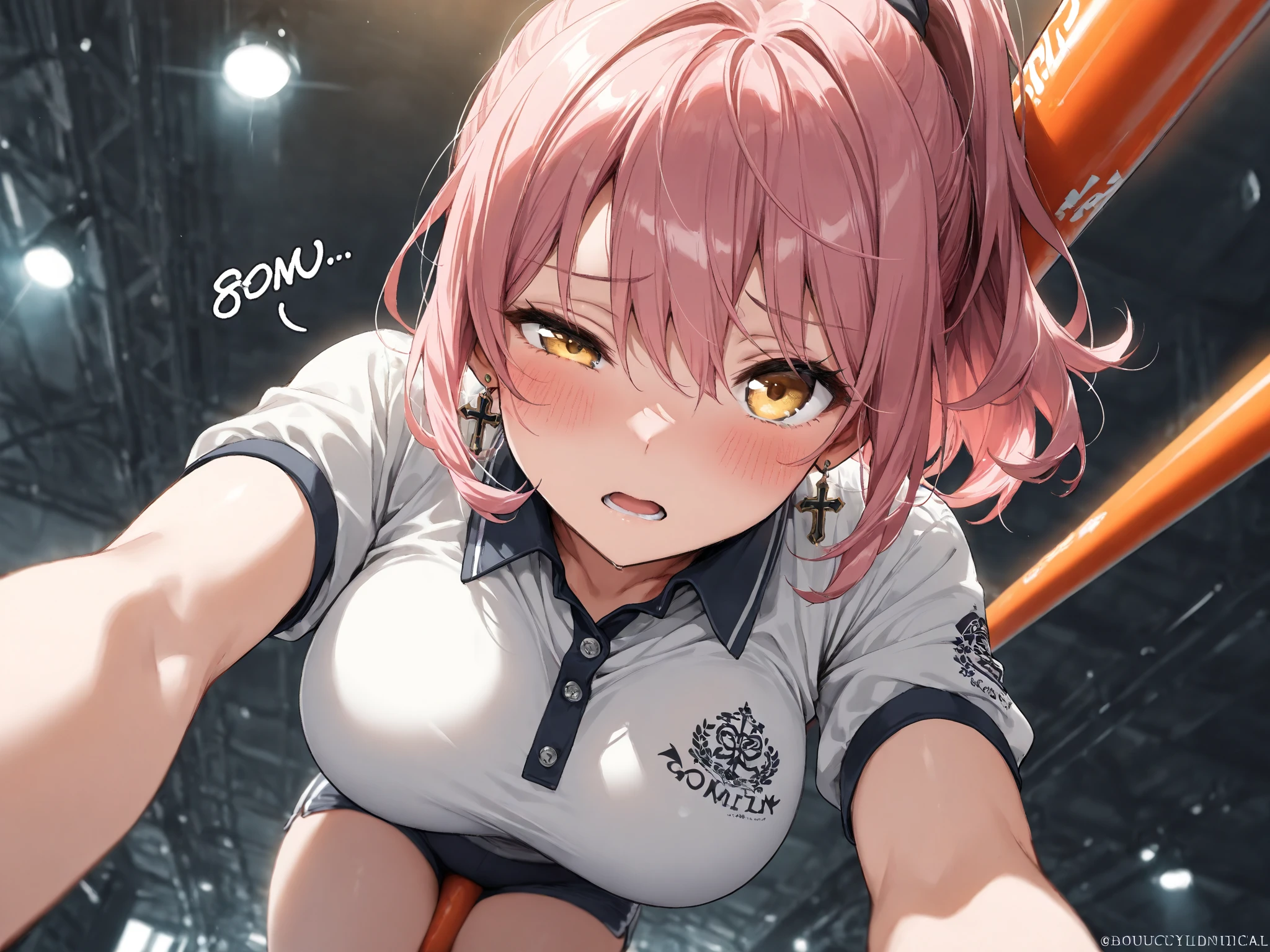 (((Browsing Caution, Close Up Facial  , Front view , From below , Movie angle))) ,(On all fours), break、（ 1girl、1boy）, 20-year-old, (close your eyes),(((Embarrassing, Excited, Fascinating, In the heat, orgasm,Blushing,shortness of breath, Very humid,vapor、Man grabbing woman&#39;s breastan behind))) , break (((Bright pink and green hair))),(Semi-long hair tied in one piece、Add a light pink ribbon to the end.:1.3),(((Two-part bangs , middle part, Bangs parted in the middle, Side-swept bangs))), (amount:1.3), (Small breasts:1.0) ,((Sweaty skin, Dripping , girl trembling with Sexual climax, Cum in pussy, pubic hair)) ,Thin dots, feminine, Slightly muscular, Dynamic pose,((((vagina,Sex, A boy and his penis,Heterolo, Women in front and men in back , dorsal position,  Cum in pussy, pubic hair)))), break, (((White - Solid - Short Sleeve - Safari Shirt   ,Bottomless))), break, (((Midnight,On the bed))),(masterpiece), (Realistic), (Highest quality), (Super detailed), wonderful, ((A face with attention to detail)) , clavicle, High resolution , (Super detailed), Smooth, 16K, Vibrant colors,vagina,Sex,