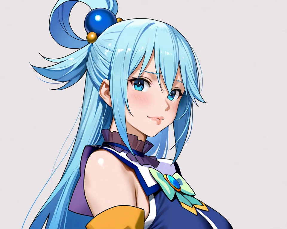Beauty,Blue Eyes,Blue choker,Big Breasts,Cleavage,smile,be happy,4K,8K,Highest quality