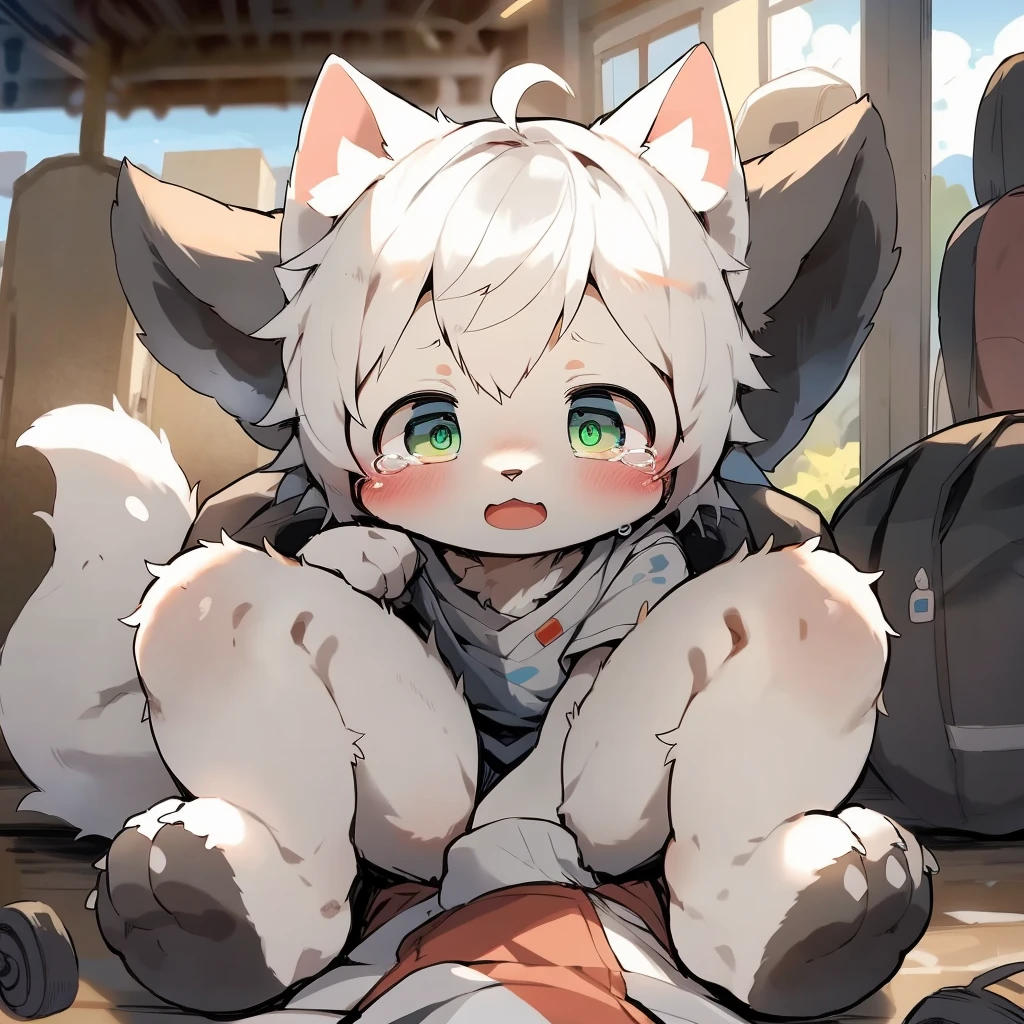 Anime character sitting on a bench drinking coffee with a cat, cute anime, anime style. 8K, anime style 4 k, cute anime style, cute art style, anime picture, cute anime catgirl, anime cat, cute catのアニメビジュアル, anime style illustration, in the snow, in anime style, anime girl with cat ears, cute cat、nude、Completely naked,spread legs