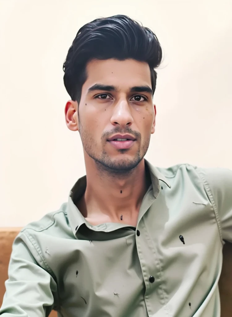 Indian serwani pink color and back ground change face realistic