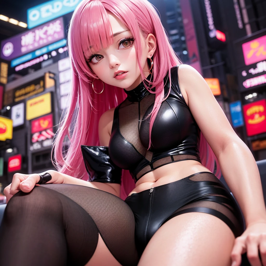 best quality, insanely detailed, nino nakano, breasts, blush, looking at viewer, cheerful eyes, arousal, long sleeve leotard, highleg leotard, athletic leotard, tight leotard, pussy, full body, spread legs, masturbation, nsfw, roof top background, airwalking, pussy line