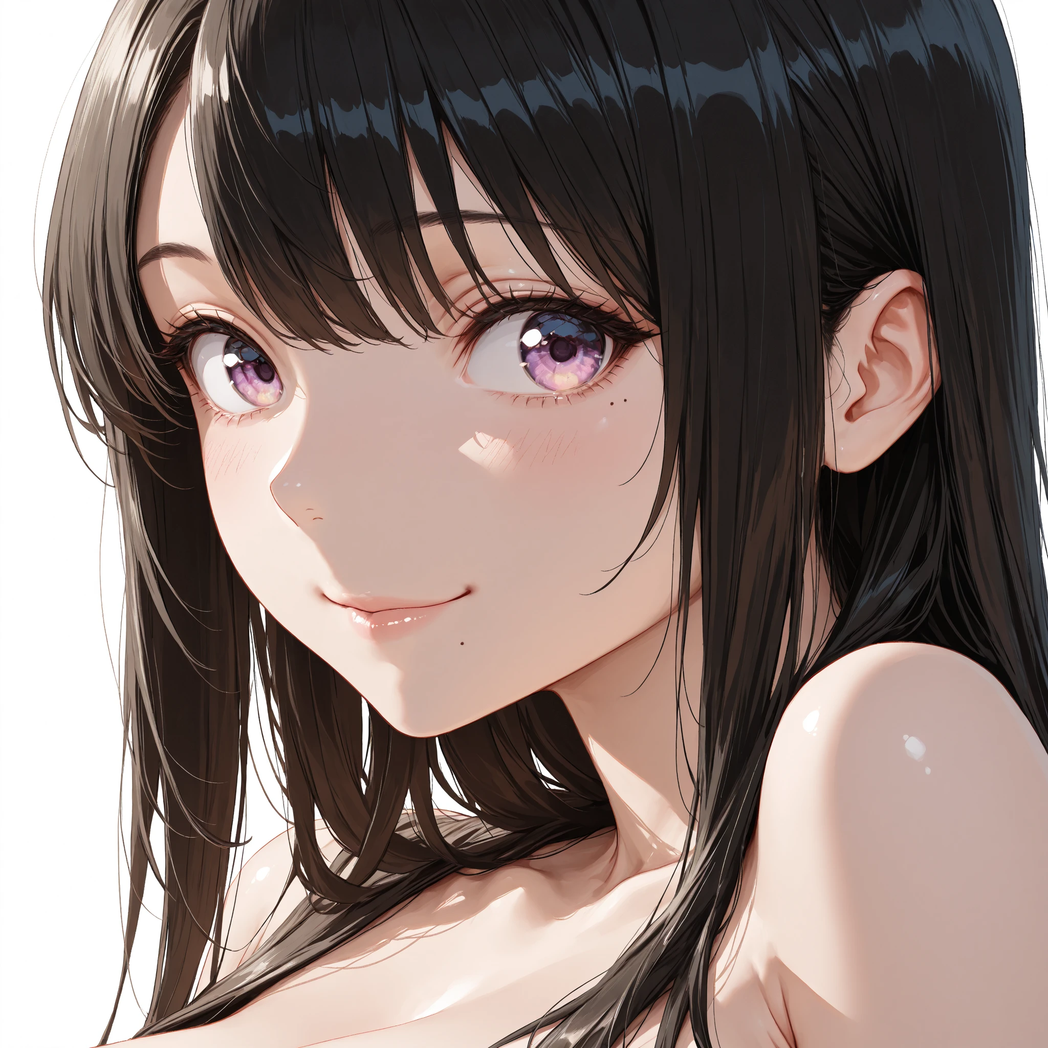 Photorealistic, (masterpiece,Highest quality:1.4),(8k,RAW Photos,Photorealistic:1.2), Detailed skin,Detailed face,One girl,Japanese Idols,Cute Face, Black Hair,thin, Shining Eyes, smile, break (Side view:0.6), Cute Bikini
