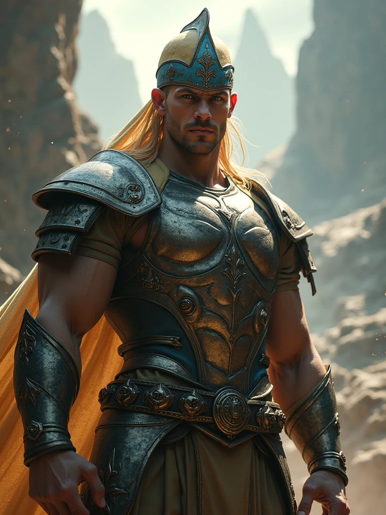 Ancient Greek warrior holding sword, dark theme, 4k ultra realistic, war and fire