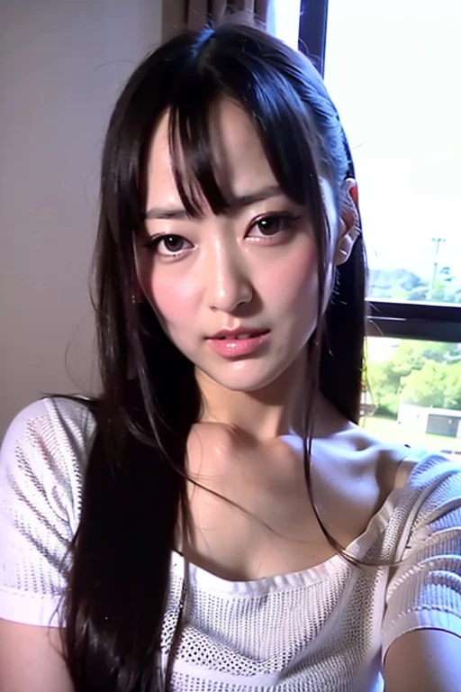 Cute Japanese Woman、Long black hair、Perfect Face