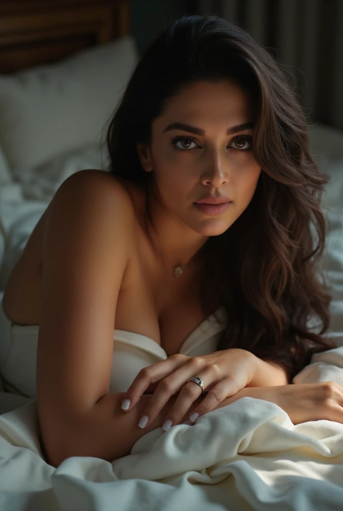 Arab girl lying on bed, legs open, hands on head, grabbing her hair tight, beautiful girl, mouth open, eyes closed, Naked, nude, bare, not wearing anything, wearing nothing, naked girl parts, naked woman, beautiful body, sexy body, naked brests, bare brests, nude brests, naked vagina, naked clitorus, bare body, perfect fit, match skin, color and skin match