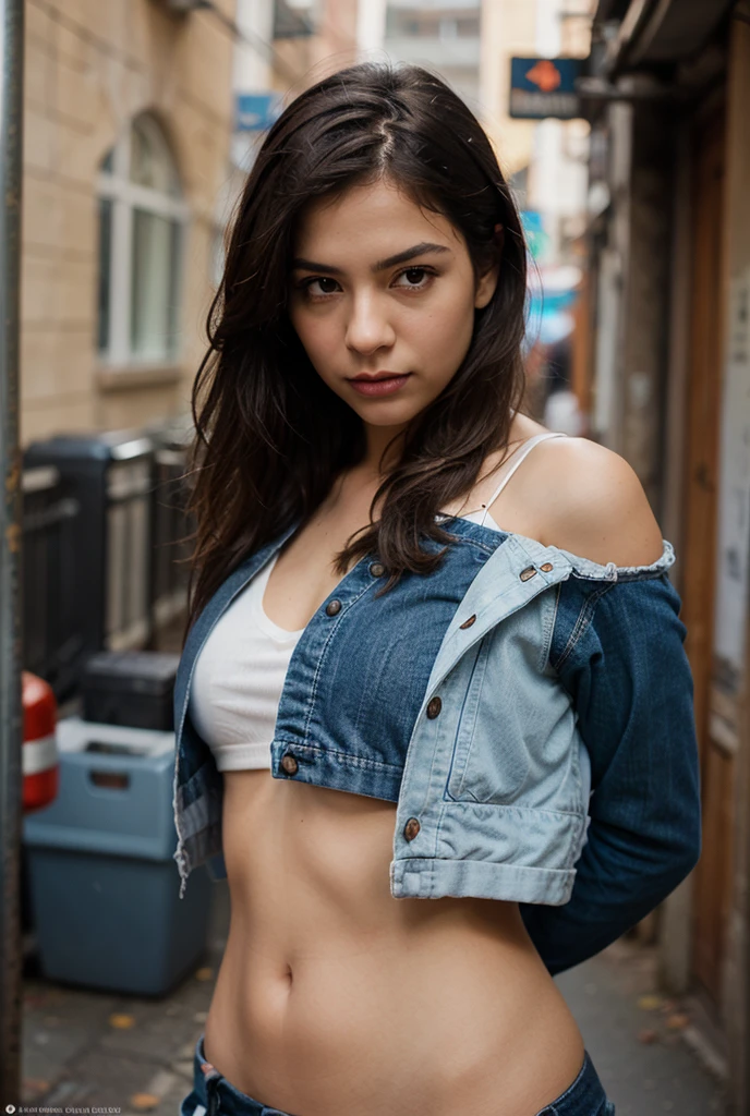 Picture, best quality, a woman in the city , photo of beautiful AHAcasual, smiling, looking at viewer, perfect face, perfect eyes, sharp focus, Intricate, High Detail, dramatic, photorealistic, full body shot