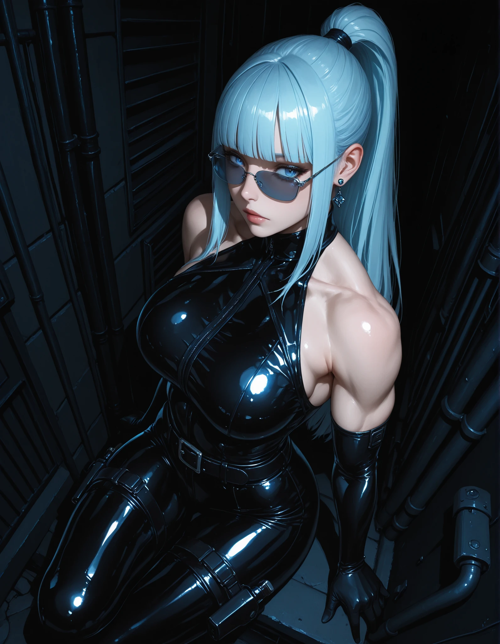 Girl stabbed in the hip with a sword、Close-up of a girl in a black shiny latex suit, Glossy leotard,Saiyan Girl, wonderful, Nano Girl, Female body type, Inspired by Hiromu Arakawa, Anime Manga Robot!! Anime Girls, Fubuki, Full Body Suit, by Hiromu Arakawa, , wonderful, silk, Beautiful and attractive anime teen, Anime Girls of the future, tears,Drooling,Pee,Sweat,Ahegao,Tongue out,Droolingを垂らしている,Mouth open and tongue out,Sticking out your tongue and drooling,Estrus,Nipple Pochi,Eyes wide open,Estrus!!!,Blushing,Drooling with excitement,Droolingが垂れている,垂れたDroolingが胸についている,I feel sexual,Excited,Nipples are erect,Face is hot,Joy,Lust!!!,Lustして舌を出している,Lustして涎を垂れ流している,Sticking out his tongue,Ahegaoで舌を出している,Tongue out!!!,Tongue out!!!,Tongue out!!!,Tongue out!!!,Tongue out!!!,Tongue out!!!,Mouth wide open and tongue sticking out,Drooling from the mouth,Drooping tears,Drooping tearsがおっぱいについている,Chest,Nipple Emphasis,腋にSweat染み,股間にSweat染み,胸元に大量のSweat,滝のようなSweat、incontinence、Leaking urine