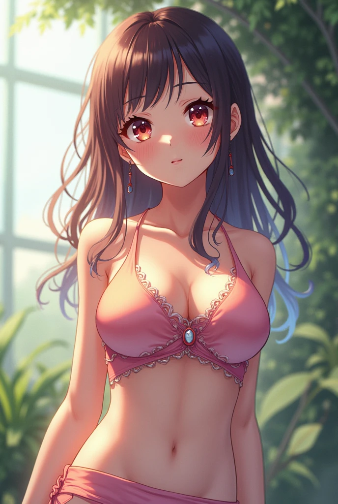 Ruffled Panties、Transparent panties and bra、
Wet Panties、Flower circle、a3r1th、Grab her chest、
makeup、ear blush、Rape face、Full Face、Full Face赤面、
Panicked、Atmospheric perspective、Multiple Views、
Hyperrealism、Ghibli-like colors、chromatic aberration、shine、
Fujicolor、masterpiece、uhd、correct、Anatomically correct、
High Detail、Highest quality、Texture skin