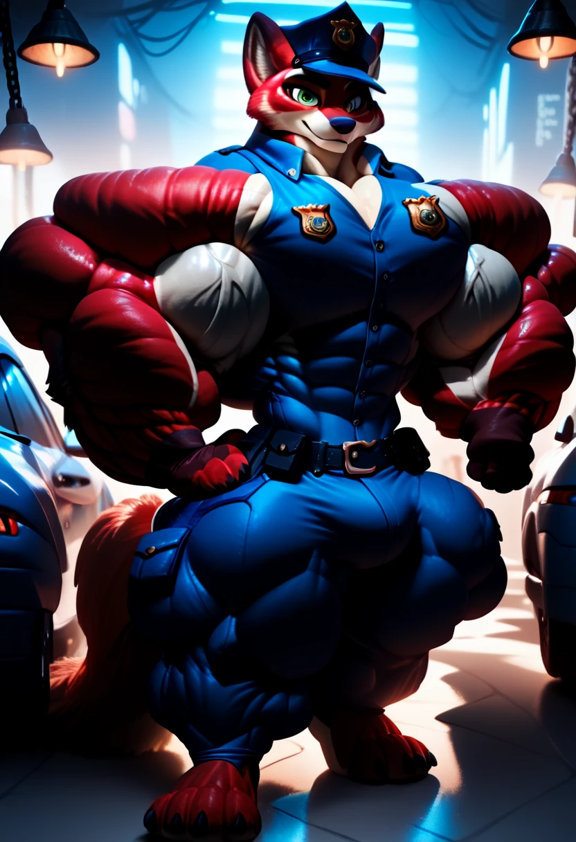 (masterpiece, best quality), 1 old man, handsome beautiful face, muscle male, beautiful body, wearing asuka plugsuit, bodysuit, interface headset, red bodysuit, nice bulge, nicebulge,