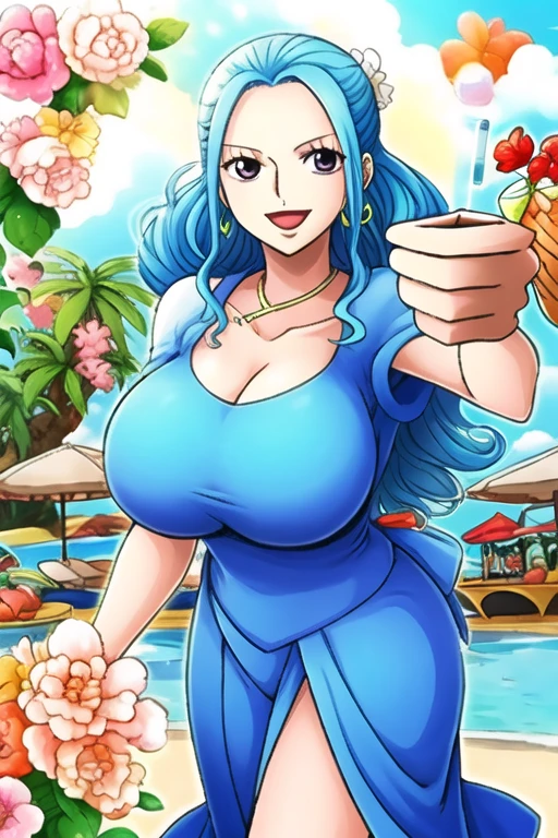masterpiece, best quality, mermaid anime, beauty, red hair, sea, huge breasts, magazine cover mermaid, full body,