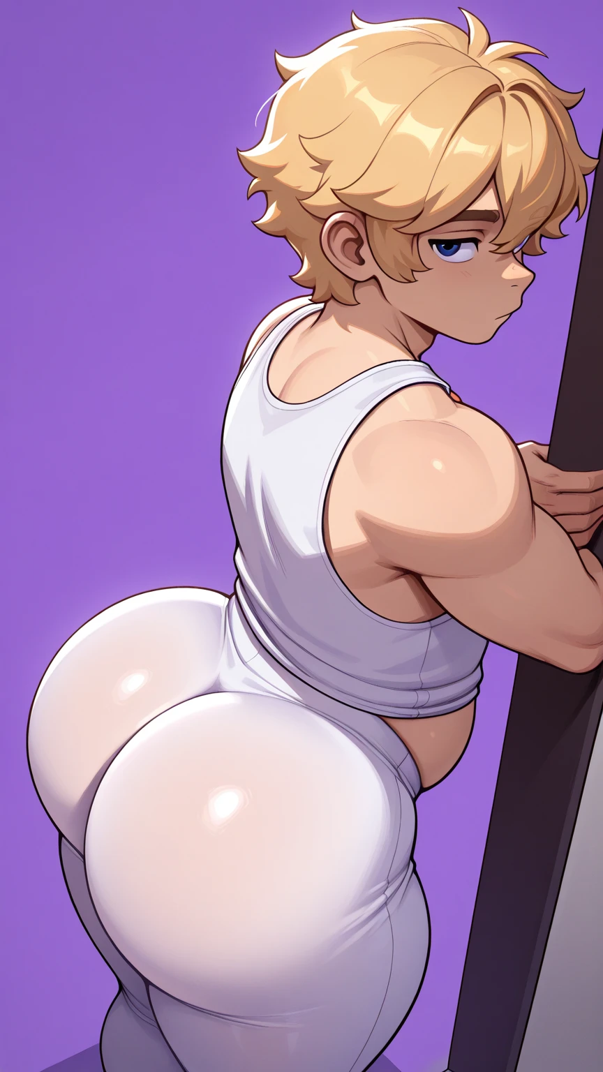 Femboy big ass nude squatting back vier 