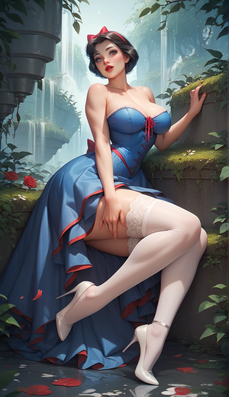 score_9, score_8_up, score_7_up, score_6_up, 2girls, elsa (blonde hair, braid, ultra short blue keyhole bodycon dress:1.1) An expression of shame on his face, confusion, Desperation on the face, Knees clenched together, Tense posture, bites his lower lip, anatomically correct, Realistic, side-view,(((barefoot, 5 toes, black toe nails, Focus full body, tied ankles together, tied arms Sit on a chair))),and anna (brown hair, braided pigtails, ultra short white keyhole bodycon dress:1.3),An expression of shame on his face, confusion, Desperation on the face, Knees clenched together, Tense posture, bites his lower lip, anatomically correct, Realistic, side-view,(((barefoot, 5 toes, black toe nails, Focus full body, tied ankles together, tied arms Sit on a chair))), cinematic lighting,, city background, sunset, cowboy shot.