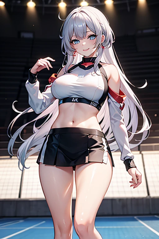 RAW Photos, Highest quality, High resolution, Very detailed、 8K image quality、、Gym suit、Bloomers、playground、Nipples are visible、Run on the track