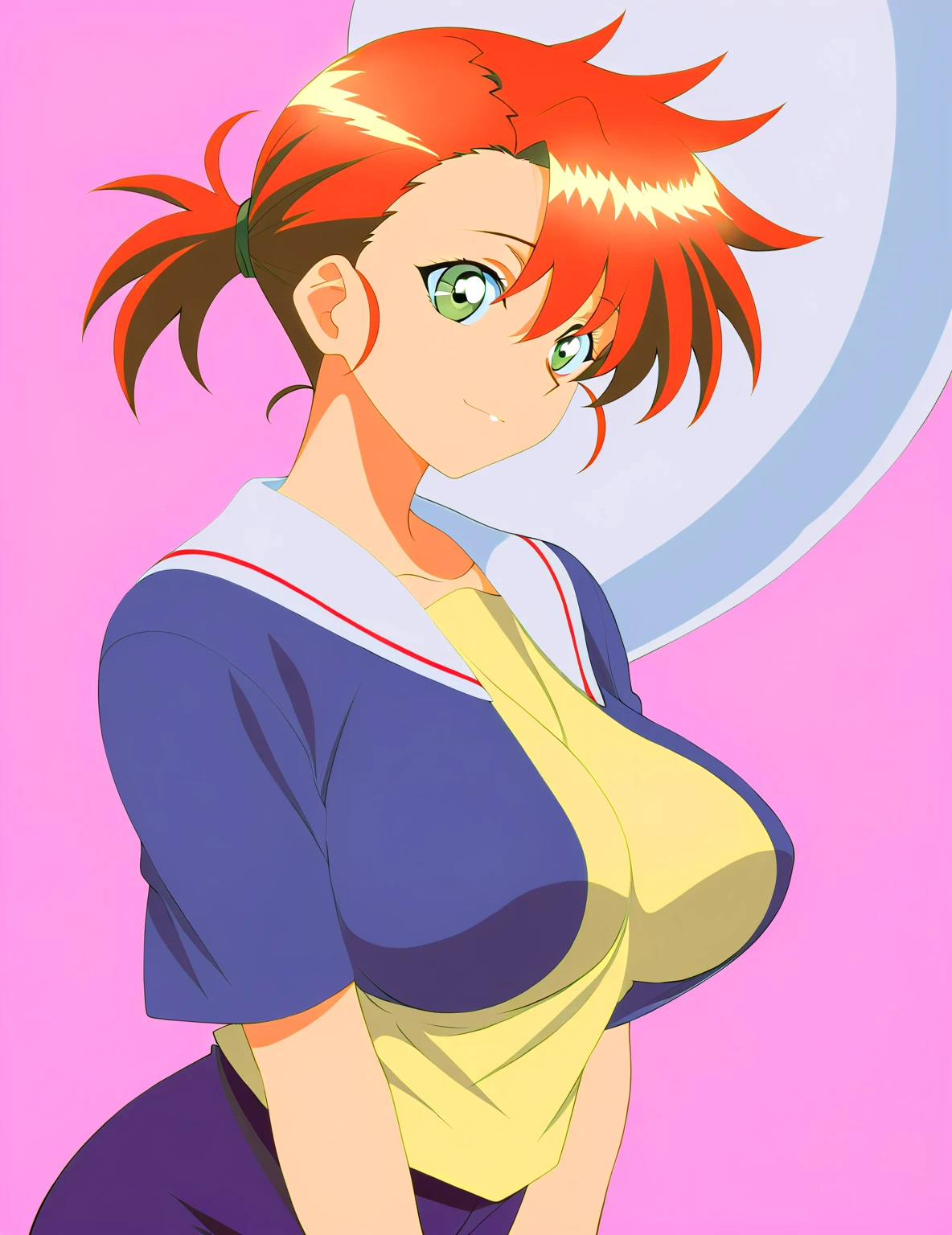 Madoka Ayukawa, 14 years old, bangs, 1girl, masterpiece, highest quality, disorganized, retro artstyle, 1980s \(style\)))), look viewer, (((full nude))), full blush, (((no Panties))),, Take a look here, (((nsfw))), view audience, nsfw, Genitals are visible,1girl, (((See here))), nsfw, (Japanese girl showing off genitals:1.1), look viewer, (((Flying in the sky))), (((looking so good))), peeing self,