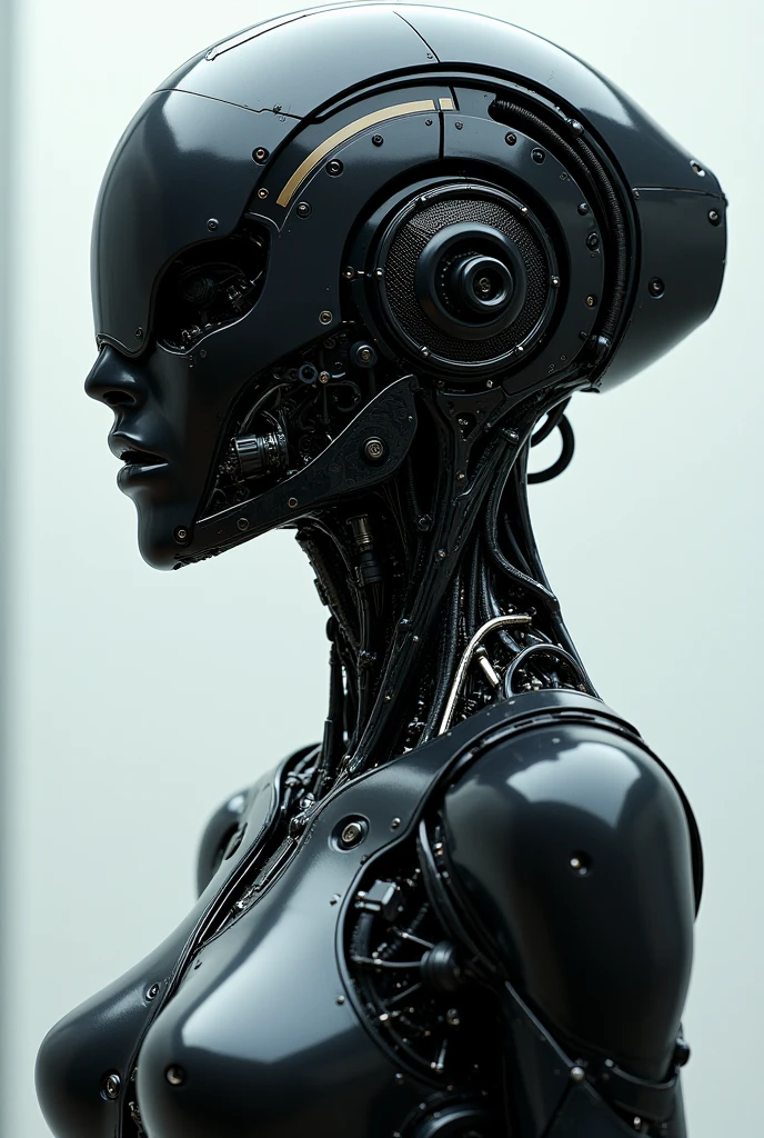 create a yin yang image with a robot body