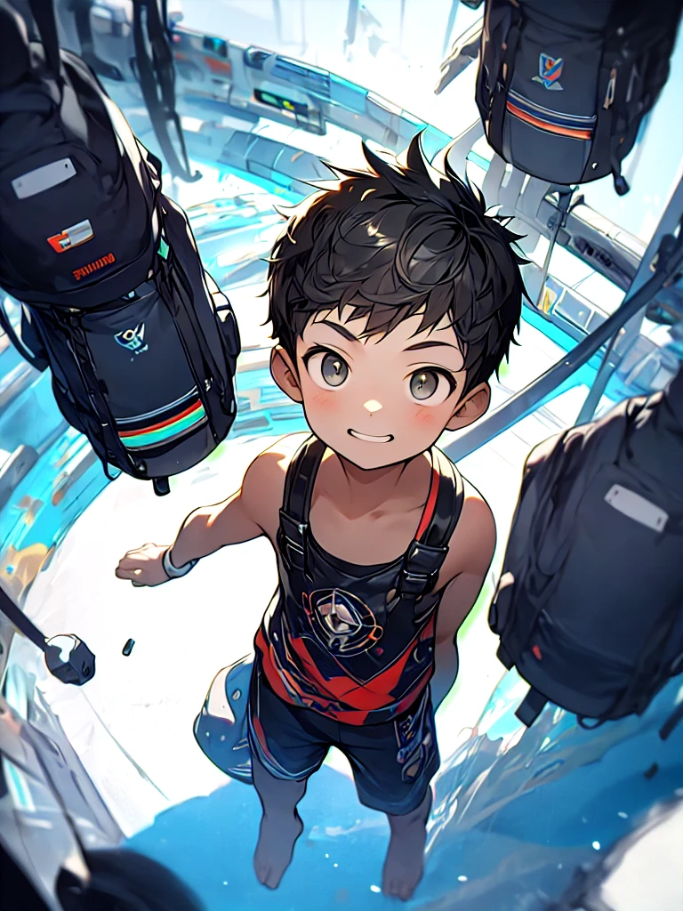  兩個boy (boy), slave, 平均美麗的boy, (short hair, Gray-brown, Direct/wavy), , , shirtless, x-ray crotch, (whole body :1.3), (masterpiece) (perfect aspect ratio)(Realistic photos)(best quality) (detailed) (8k) (high dynamic range) (open knees) (movie lighting) (sharp focus) (Wheels within wheels)  臉紅 人群  人群摸著小boy的胯部 脫掉的小boy褲子