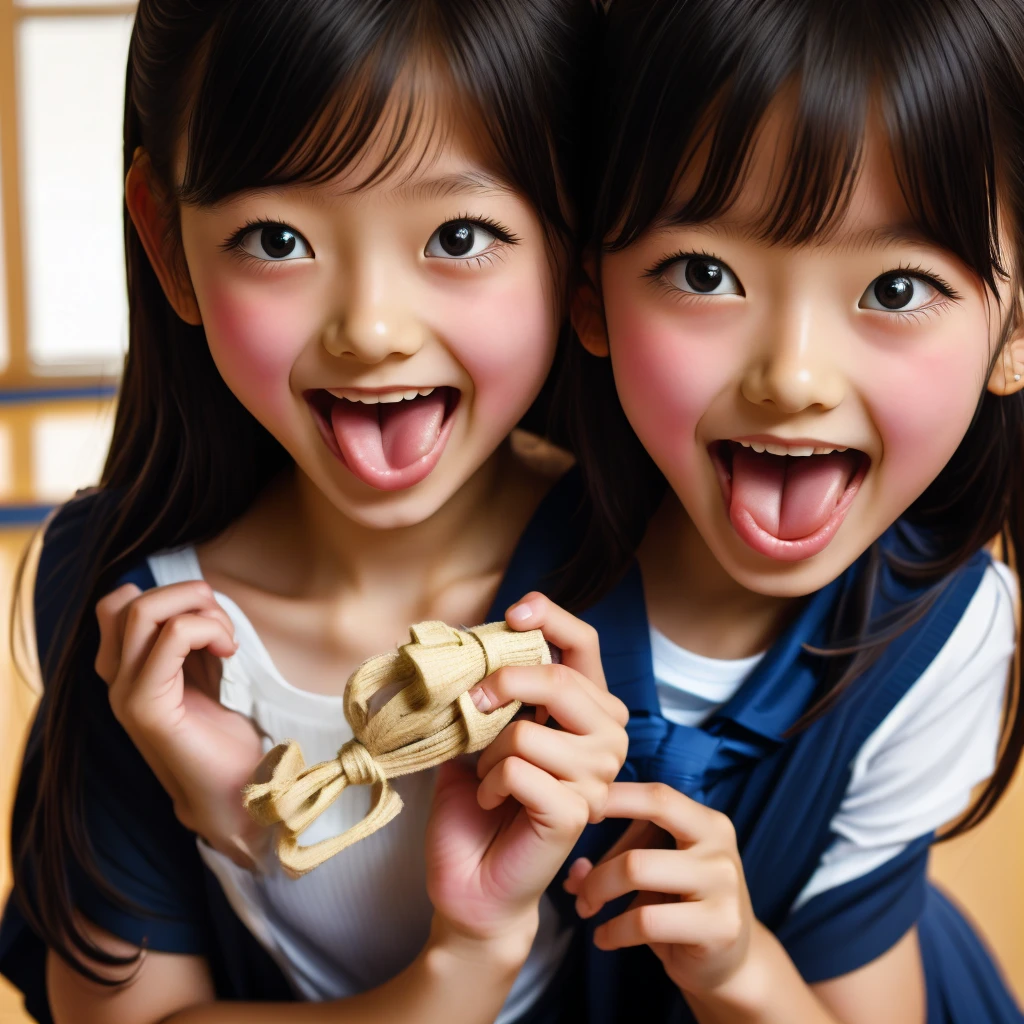 Ultra-realistic capture, Highly detailed, Skin texture must be natural, With such detail that pores can be finely identified. Skin should look healthy, In a uniform tone. Use natural light and color, masterpiece, (girl), (3 girls), ((((twins fashion)))), ((twins)), (((clones))), hug, ((female child)), ((toddler)), (((10 years old))), nude, naked, (baby face), (nsfw)