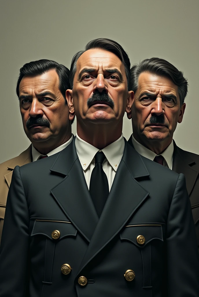 <lora:SDXL Chaplin films The Great Dictator-000002:0.3>
The Great Dictator,best quality, high quality, highres, masterpiece, 6+boys, sharpening, 3D, animated,
looking at viewer, male focus,
