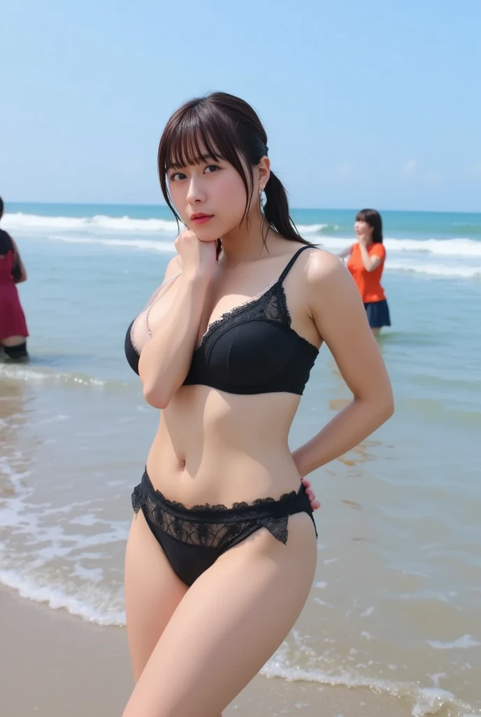 top-quality、​masterpiece、girl、18year old、realisticlying、Voluptuous body、large full breasts、Open legs、top-quality、in 8K、Photorealistic Superwoman、Squatting with legs open、Short hair in big waves、Ingrown papillae、Facing the front、Open crotch、big clit、Show the labia、Girl on the bed、chubby body、show off her crotch、masturbation、bow legs、hot chick babe、shinny skin, Wet body,Colossal