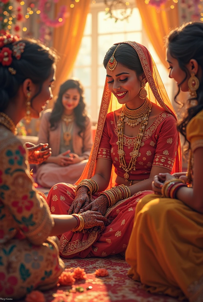 Mehndi ceremony Indian