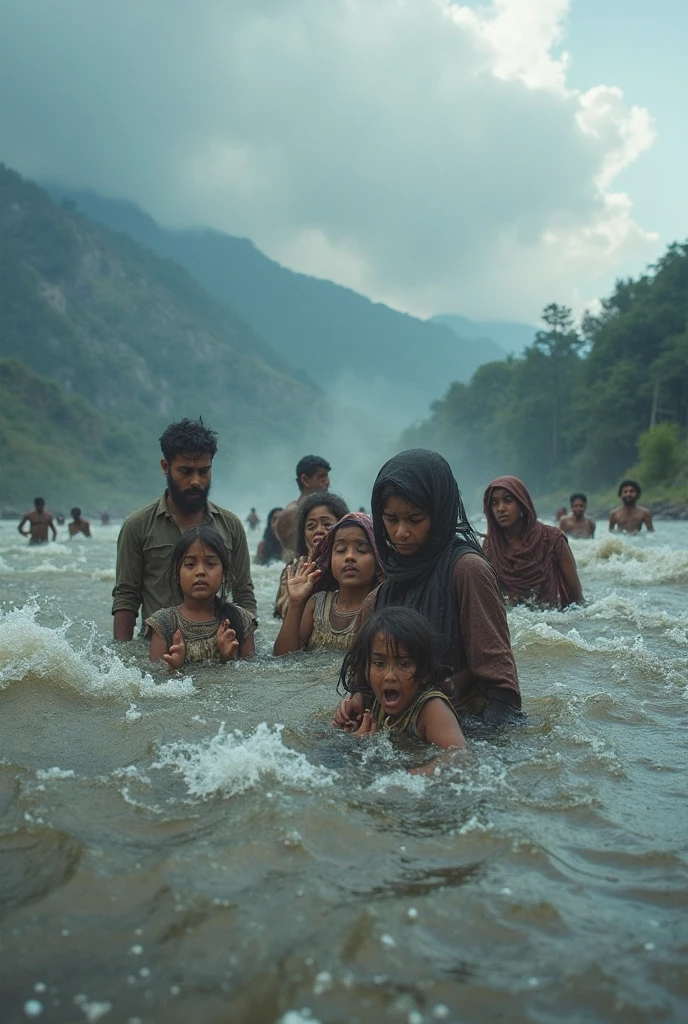 500 women and 200 children are refugees in the middle of the sea