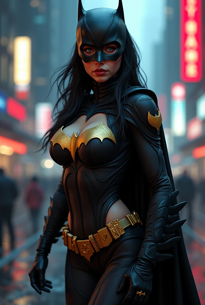 Female Batman with big tits