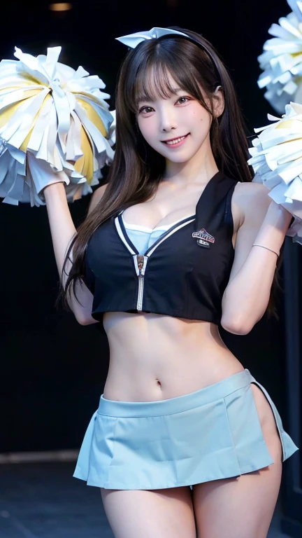 cheerleader、(beste Quality、8K、masterspiece:1.3))、Crisp focus:1.2、Beautiful Woman with Perfect Style:1.4、Slender abs:1.2、((dirk brown hair、larger:1.2))、Highly detailed facial and skin texture、Detailed eye、Double eyelidd、(a beautifulchi girl:1.5)、Sexy Cheerleader、Cheerleader costumes、Wearing a sheer white costume and spreading your legs((massive underboob、cleavage breasts)))、(thick thigh、Hourglass Figure))、(top ress)、(Nipple paste: 1.8) ((Chunky red lips)), (long pony tail)), a photo, masterspiece, Realstic, 真实感, photo realism, high-contrast, Art Station 8K HD HD, detailded, Realstic, detail, Skin texture, Super Detail, realistic skin textures, armature, beste Quality, ultra-highres, ( photorealestic: 1.4), alta resolução, detail, Raw foto, Clear Resolution, Nikon D850 Film Stock Photo Lige Freezes 4 Kodak Portra 400 Camera f1.6 lenses rich colors ultra realistic textures dramatic lighting Unreal Engine Art Station Cinestir 800 Trends, (Casual Hairstyles, super: 1.9) ), Super Detail Face, Delicate eys, Double eyelidd, Soft breasts, smile on face, Ultra exposed chest, s whole body, Thigh Gaps, pale skinned, fitness, Beautiful ass, Floating, stand out, clearly visible, M-shaped leg spread, leg spreading, Crotch spread, leg spreading, Open legs, legs wide open, legs wide open, paws, Glamour, Soft curves, Huge buttocks wide hips, full wet lips、Sexy Cheerleader、Cheerleader costumes、Cheer costumes、Fluffy skirt、miniskirts