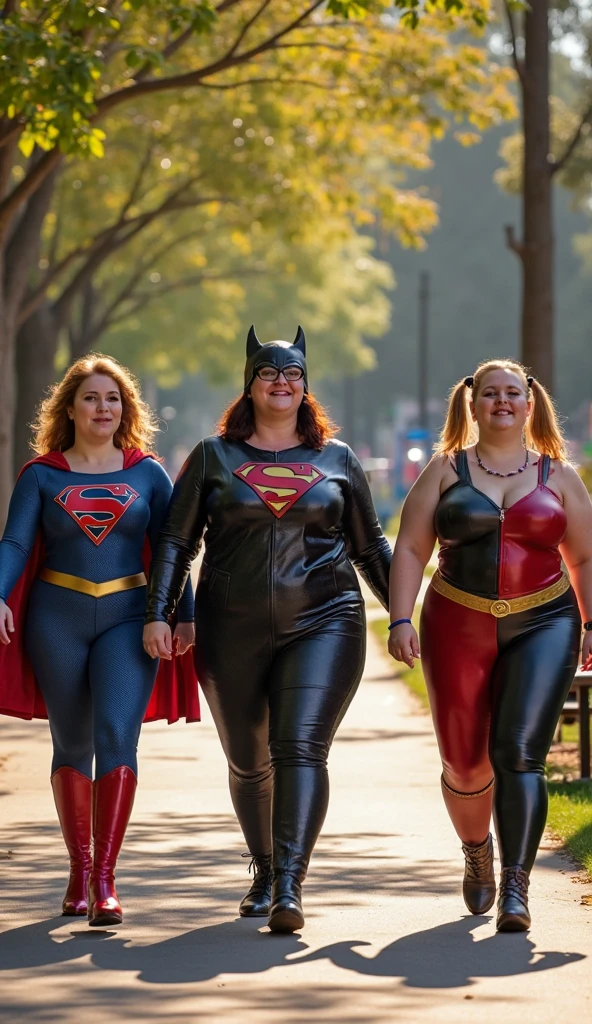 Reality real life 60 plus overweight curvy plus sized model Women wearing v neck shaped Elastigirl costume 