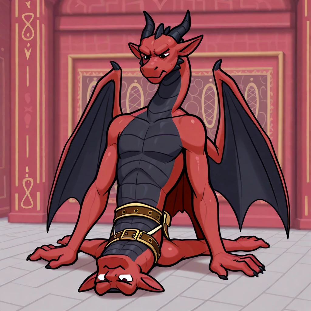 Create a bulging balls effect dragon trapped against the wall with chains and invite do cock suck forced oral moan cumshot close comparison growing longer cock face expression is sacred, Huge Saggy balls close between muscular legs dragon  full images of hard deep oral smaller standing muscular anthro harness In front of very packed bulky anthro Toothless with visible swallowing of sperm, forcing head to take deep throat oral blowjob big cock Toothless by gays Spyro muscular anthro dragon sucking deep Toothless cock in own mouth looking down thick black cock with foreskin, kobold to leaking cum from cock huge dripping excessive cumming from cock so much cause create cum pool while squinted eyes and moan long muscular neck, bulky chest, with horse saddle and harness proudly sticks chest, huge cock even more muscular anthro dragon pleasure moan bigger Toothless muscular Furry depicted as Toothless from How to Train Your Dragon