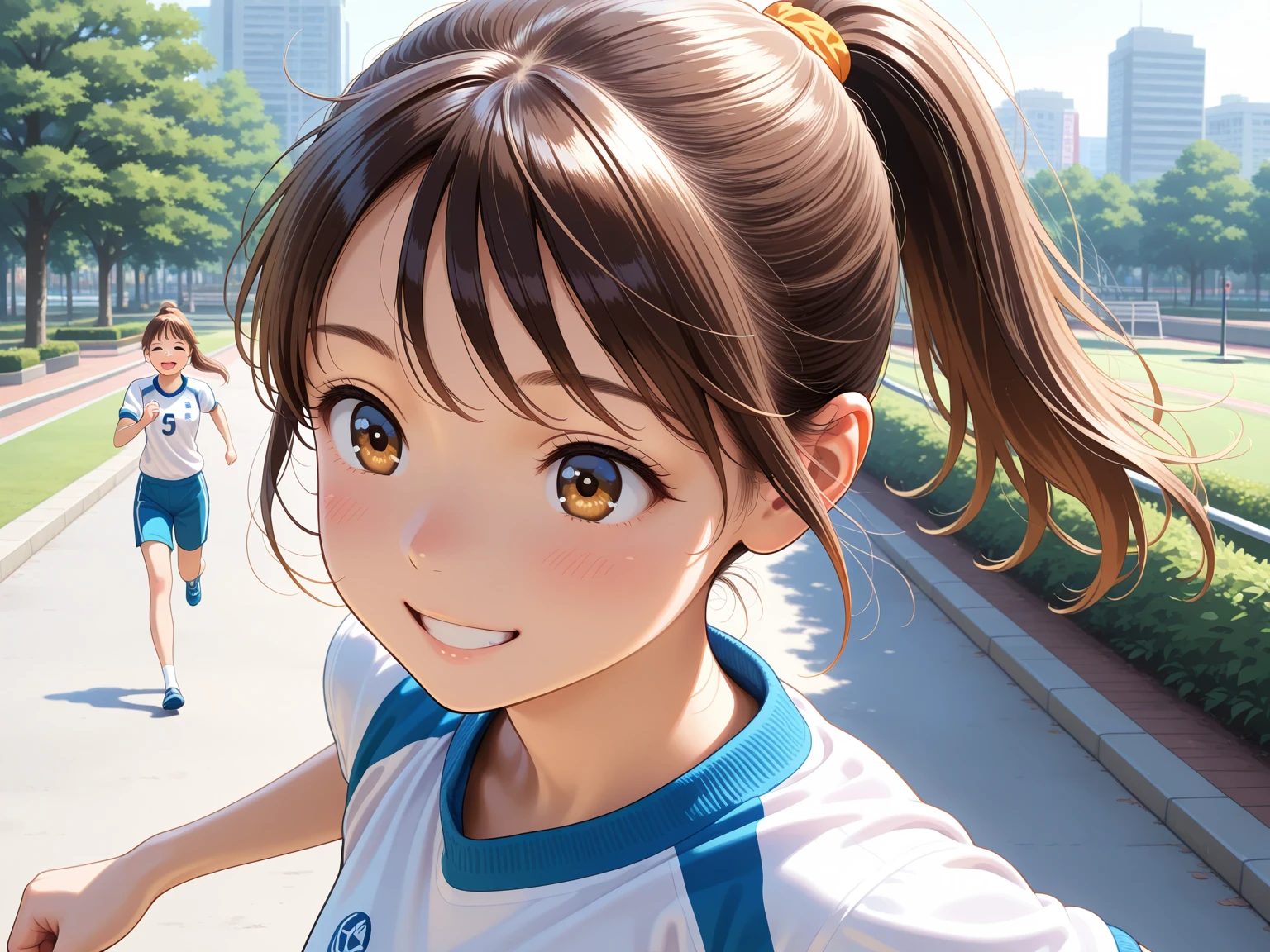 Highest quality、High resolution、Detailed Background、(Beautiful face in every detail:1.4)、Anatomically correct、(Detailed facial expressions)、(fine grain:1.2), shoot from below:1.5, Teenage Beauty、Cute hair color、Braided Ponytail、Braided bob cut、Braided twin tails、Lower grade primary school students, Speed skater, Beautiful forward leaning form, (one piece、turtleneck、No sleeve:1.5、Full Body Tights、Old-fashioned, plain skates)、Perfect body line、brake, (Desperately slipping away on the ice:1.5、Sprinting:1.5)、(I have tears in my eyes:1.5、Screaming and looking like she's about to cry)、Extreme Speed、in the forest、lake、Flowing Scenery