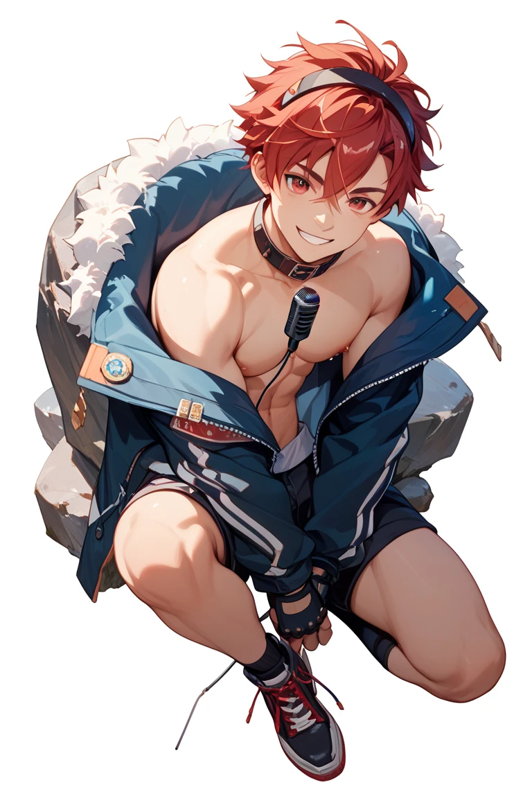 (Masterpiece, best quality),1 Boy, (Obscenity),childhood,side,Naked and lying in the snow,obscene expression,Young age,Short round face,Flat chin,Smooth and detailed face,red panties,Have muscles,bright orange short hair,blue eyes,Open his eyes wide,complicated,full body,nakedness,Obscenity,Teal panties,กล้ามเนื้อabdomen,nighttime,moon,bright colors,(depth of field:1.2),(abdomen),looking at the audience,Lying down in the snow,spread their legs,open arms,Falling snowflakes,There were many diamond-shaped ice cubes on the ground.,cold temperature, Sett, The Boss (League of Legends), 比基尼, Big muscles, Broad shoulders, handsome, The skin is doused with oil., moon, stars,