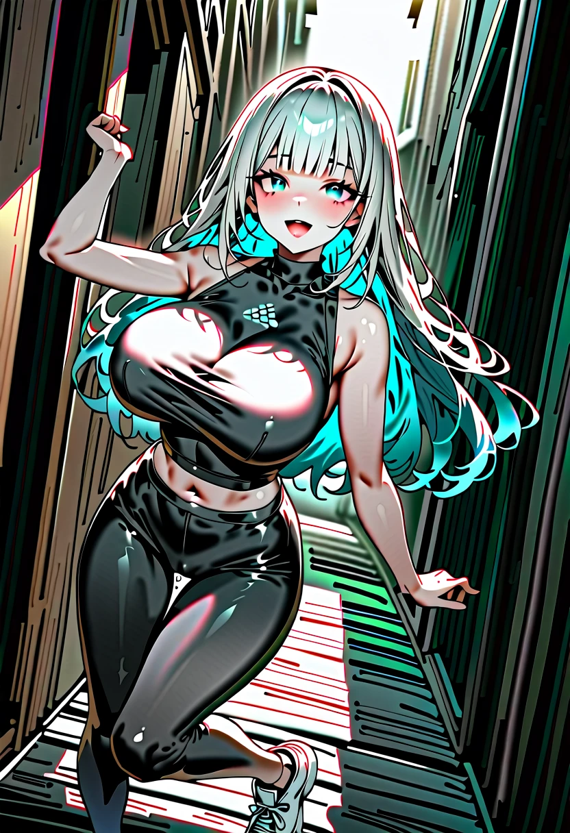 (8K,Highest quality,masterpiece:1.2),(detailedな瞳),(detailed),(gigantic breast) ,((detailedな手指)),High quality CG Unity 8k Huge file size,Ultra fine,High resolution,Beautiful Eyes,Ray Tracing,Dramatic Shadows,delicate,Hyper Detail,(1 girl:1. 3)、(Single)、(Silver long hair)、 (((Cute short latex dress with frills))),((Latex short pencil skirt))、((Open your mouth))、blush、((Proudly))、Big Ass、((Two-dimensional woman)),(One person)、((Simple Background))、Sigh、((Wet))、((Cowboy Shot))、((Garter Straps、Garter Ring))、、(((Face your body forward and open your legs)))、(((Lace panties)))、(((Place your hands behind your head)))、(((spoken heart))) 、(A little bit plump)、(((heart pasties)))、(breasts out)、(((Squat)))、produce milk