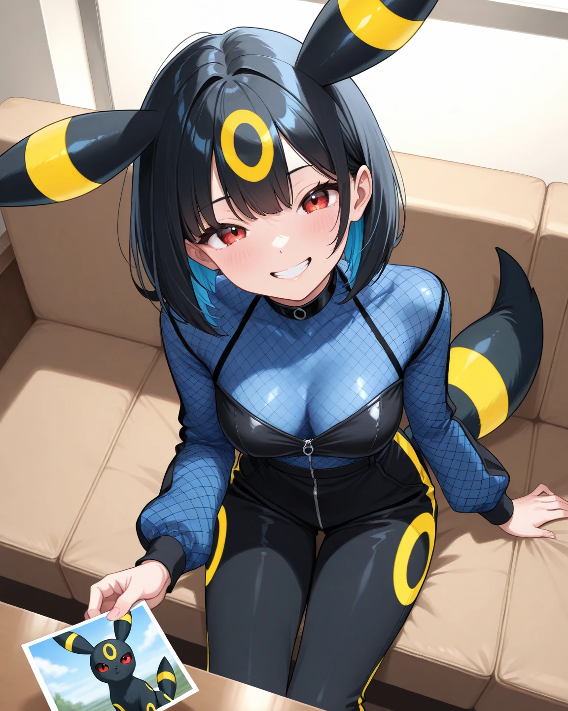 An anthropomorphic representation of JavaScript and web technologies. cleavage, A sexy female in tight yellow bodysuit, character symbolizing JavaScript stands confidently, playing with a glowing yellow magic globe.