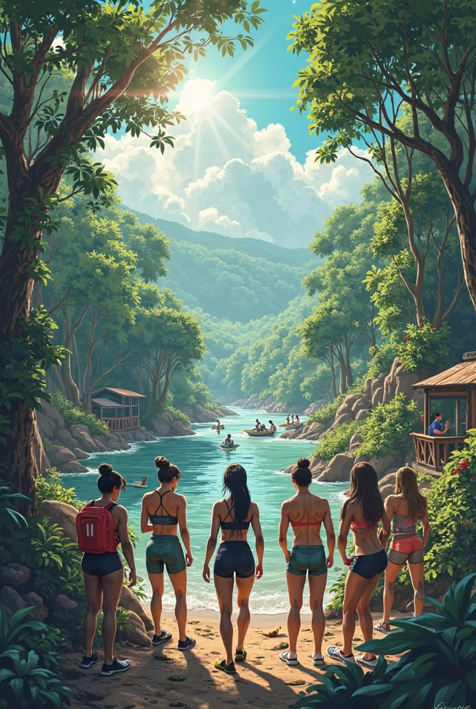 Village of naked women