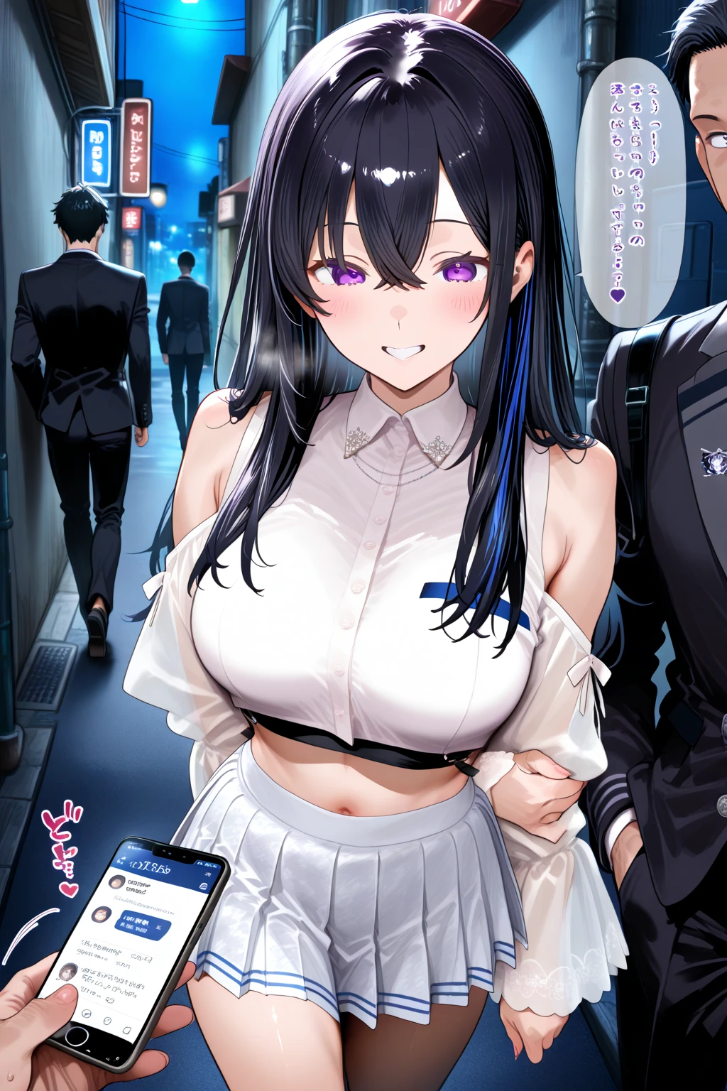 1girl in, huge tit，nightcity，Very heavy rain，Put your hands in your pockets，Planktonic，leaving the house，sad Facial expression，Soaked vest，an lingerie，Attractive，lone，A half body，(超A high resolution)，(Ultra-high sharpness)，​masterpiece，Best Quality、smart