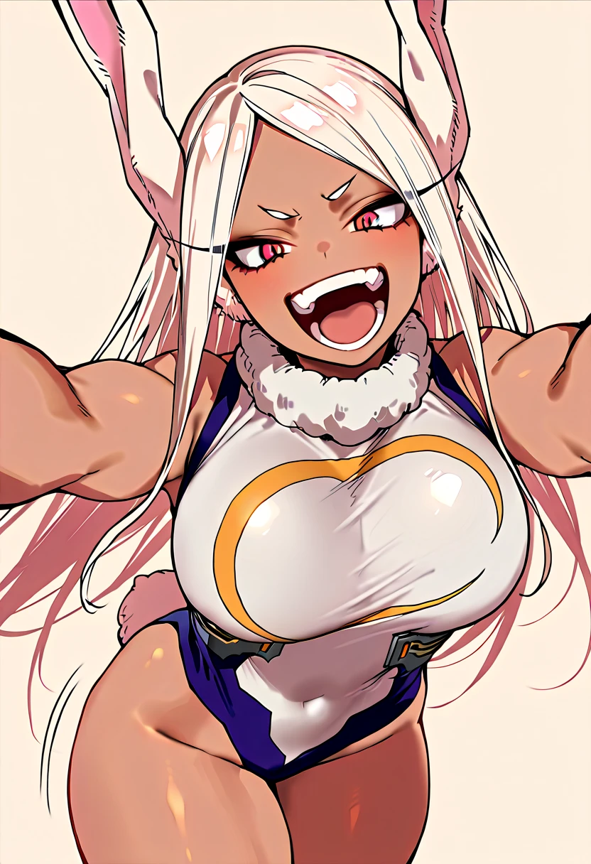 epic-Ultra-HD-details,epic-Ultra-HD-highlights,anime-upscaled-resolution,(realistic, photo-realistic:1.37),precise and realistic hair:1.1),beautiful detailed eyes,extremely detailed eyes and face,awardwinning,amazing details,super detail,best quality,1080P,8k,masterpiece,detailed skin, shadow, texture, light,
gorgeous girl,no underwear, ( long hair, white hair, blue eyes, virgin destroyer sweater, sideboob, underboob, white panties, white thighhighs, (((breast cutoff))), glowing white hair, asymmetric bangs, (kind_smile), (white short bobcut), (back side long single ponytails),(One-sided long bangs, Double V gesture, Sunburn,curtained hair, double bun, drill hair) (long single ponytail wafts to the chest), necktie between breasts, midlle breasts, Glowing, eyes, eye shadow, Eyeliner, glow dark pink succubus tail, dark blue Halo, hair strand, several girls, look at the camera, expressiveh, dark-skinned male, dark skin, official alternate costume, hetero, recording, heart, muscular, very shy, cowboy shot