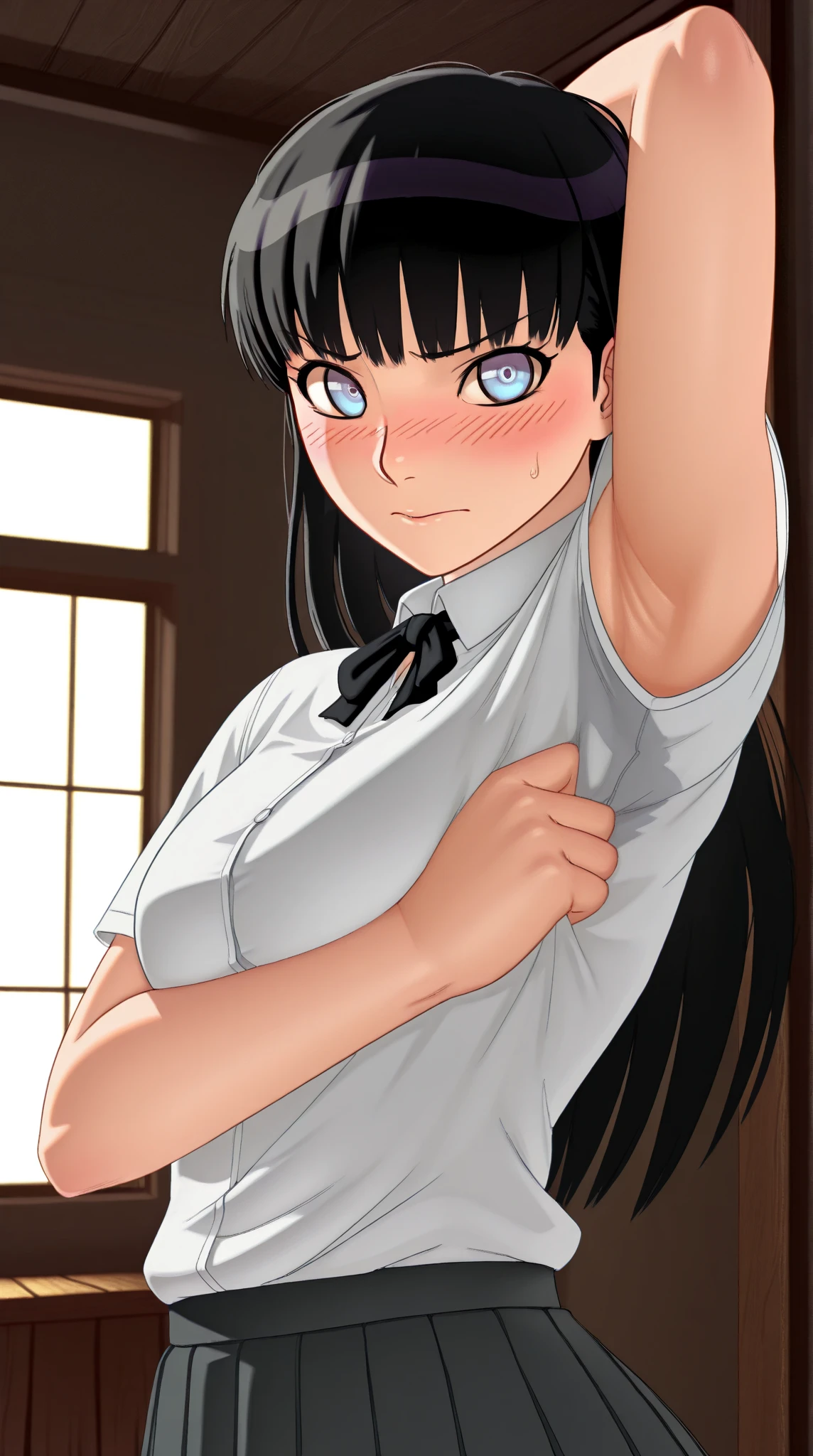 (8k、RAW Photos、highest quality、masterpiece:1.2)、(Realistic、Realistic:1.37)、Super detailed、超A high resolution、animation、1 girl、Pink nipples、Beautifully detailed face、Pussy、beautifulディテールの肌、whole body、Professional Lighting、Upper body naked、loose sockiniskirt Uniform、((ayukawa madoka)), (beautiful, fine grain)、Green Eyes、(Blue Hair、Parted bangs)、Screaming、classroom、Nice breasts、Nice thighs、Inviting eyes、Big Eyes、Spread your legs、On all fours、back、Nice buttocks、Angry