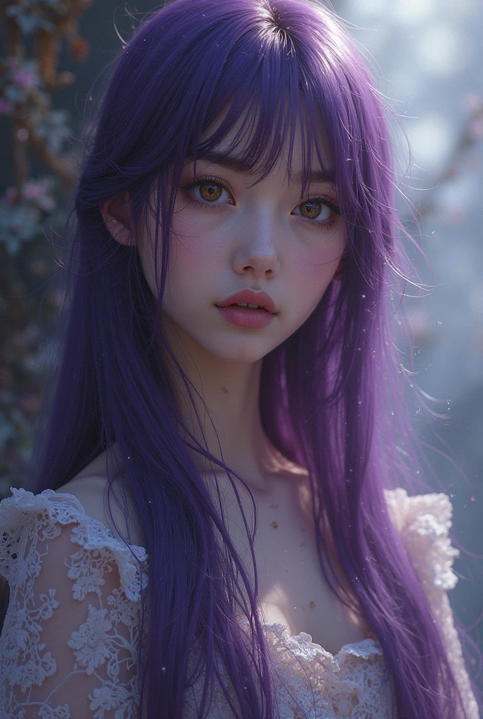 purple hair