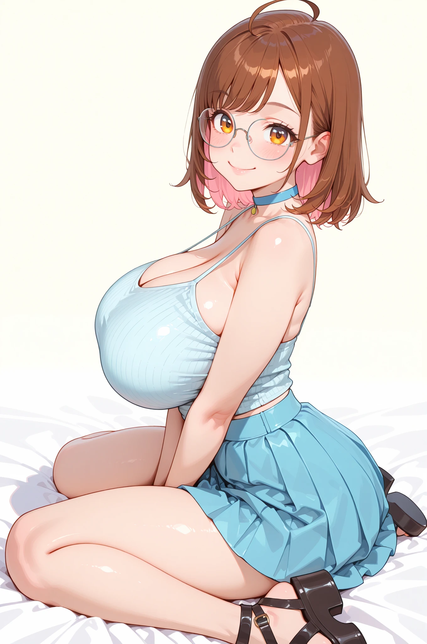 princess_daisy, brown hair, short hair ,red lipstick, blue eye shadow, 1girl, solo, perfect breasts, ,earrings glossy lips ,looking at viewer, blush, large breasts, nature, pond, trees, park, long white elbow satin gloves, holding, animal ears, cleavage, bare shoulders, jewelry, very l, gentle smile, pantyhose, earrings, fake rabbit ears, yellow leotard, fake animal ears bunny, long white elbow gloves, white gloves